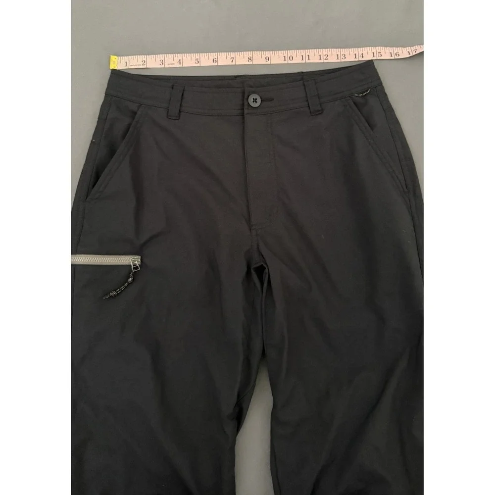 REI Co-op Pants Mens Size 30x34L Black Stretch Camping Quick Dry Hiking Stretch